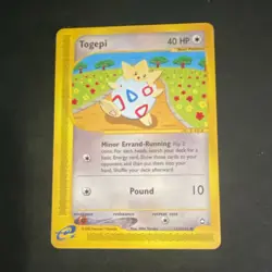 Pokemon TCG Togepi 114/147 Aquapolis Common Regular English 40 HP - Image 1