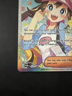 Rosa’s Encouragement 123/088 Pokemon SIR Full Art Perfect Order - Image 4