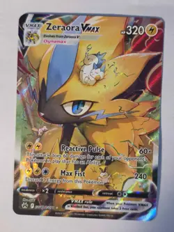 Pokemon Zeraora VMAX GG42/GG70 Crown Zenith Ultra Rare Full Art Holo Fast Ship - Image 1