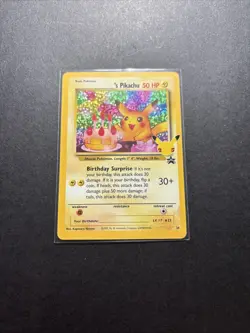 Pokemon Birthday Pikachu 24/53 - Celebrations - Holo Rare. Pk002919 - Image 1