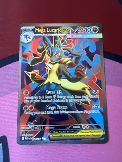 Pokemon TCG Mega Lucario ex Mega Evolution 160/132 Ultra Rare Holo Full Art - Image 1
