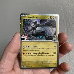 Pokemon TCG N's Zekrom 155/217 NM Prize Pack Series 9 - Cosmo Holo - Image 3