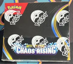 Pokemon TCG Mega Evolution Chaos Rising Booster Box 36 Packs Factory Sealed - Image 1