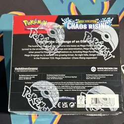 Pokemon TCG Mega Evolution Chaos Rising Booster Box 36 Packs Factory Sealed - Image 3