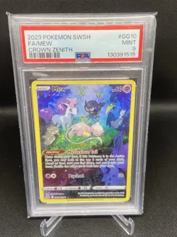 Mew GG10/GG70 PSA 9 Pokemon Crown Zenith: Galarian Gallery FAST SHIPPING! - Image 1