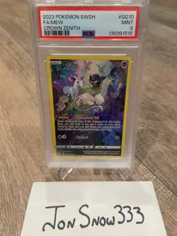 Mew GG10/GG70 PSA 9 Pokemon Crown Zenith: Galarian Gallery FAST SHIPPING! - Image 2