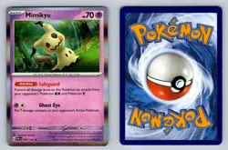 Mimikyu 097/193 Rare Paldea Evolved Pokemon Reverse Holo Near Mint - Image 1