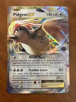 Pokemon-Pidgeot EX-Evolutions-64/108-Holo-Ultra Rare-NM - Image 1
