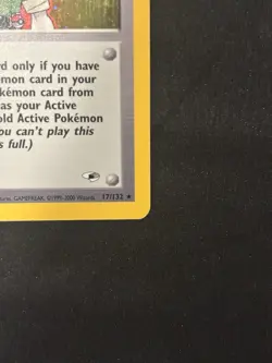 Pokemon TCG Lt. Surge 017/132 Gym Heroes Trainer Holo Rare Unlimited - Image 3