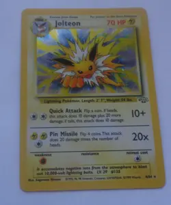 Pokemon, Jolteon 4/64, Holo, Stage 1, Unplayed, NM - Image 2