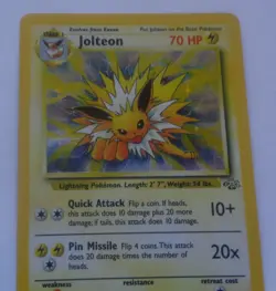 Pokemon, Jolteon 4/64, Holo, Stage 1, Unplayed, NM - Image 3