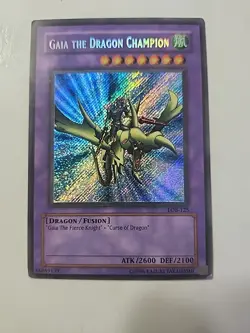 1996 Yu-Gi-Oh! TCG Gaia the Dragon Champion Ultra Rare #. 66889139 - Image 1
