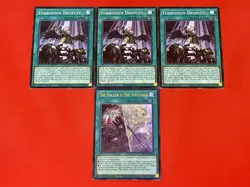 3x Forbidden Droplet + The FaLLen & The Virtuous | Ultra Rare | NM | YuGiOh! - Image 1