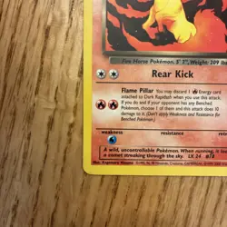 Dark Rapidash 44/82 Team Rocket WOTC 2000 Pokemon Card - LP - Image 5