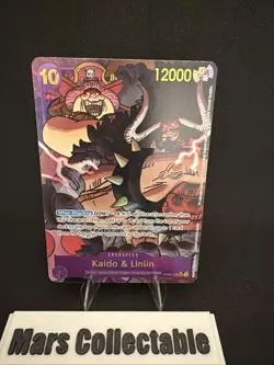 Namco Kaido & Linlin OP08-119 Two Legends Secret Rare Foil 12000 Power - Image 1