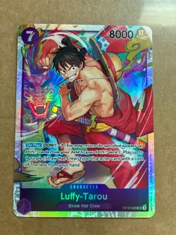 One Piece Luffy-Tarou ST18-005 Starter Deck 18 PURPLE Monkey.D.Luffy LP FOIL 2 - Image 1