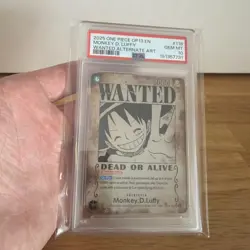 One Piece EN Wanted Alternate Art Monkey D. Luffy OP13-118 PSA 10 GEM MT OP13 - Image 1