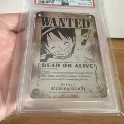 One Piece EN Wanted Alternate Art Monkey D. Luffy OP13-118 PSA 10 GEM MT OP13 - Image 3