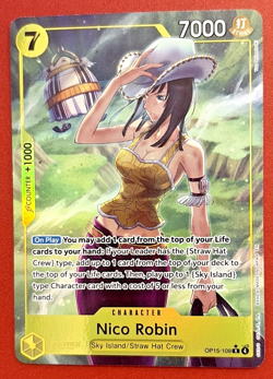 Nico Robin (OP15-109) (Alternate Art) OP15-109 Adventure on Kami's Island Foil - Image 1