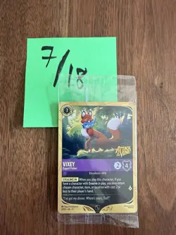 Disney Lorcana Vixey Expert Fisher Prerelease Promo Attack Of The Vine! 4/PD1 - Image 1