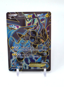 Custom SPARKLING HOLO ZEKROM EX ZEKROM Card READ DESCRIPTION BELOW - Image 1