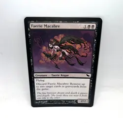 Faerie Macabre 66 Common Shadowmoor Magic: The Gathering Lightly Played - Image 1