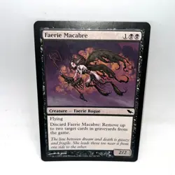 Faerie Macabre 66 Common Shadowmoor Magic: The Gathering Lightly Played - Image 1