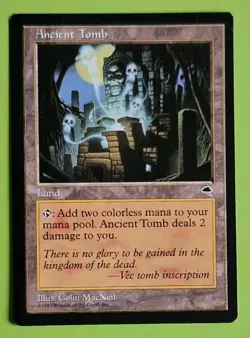 MTG ANCIENT TOMB x1, Tempest. Excellent. Reserved List, PRE MODERN, Vintage - Image 1