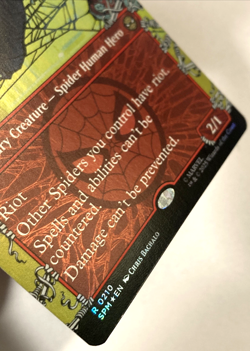 MTG Spider-Punk (Borderless Foil) Marvel's Spider-Man 210 NM - Image 2