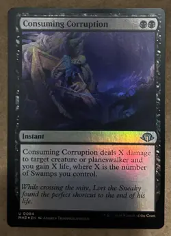 Foil* Consuming Corruption - Modern Horizons 3 - NM MTG - Image 1
