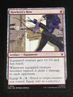MTG Marvel Super Heroes Hawkeye's Bow 0132 - Image 1