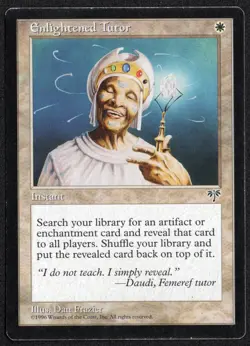 ENLIGHTENED TUTOR Mirage Magic: The Gathering HP - Image 1