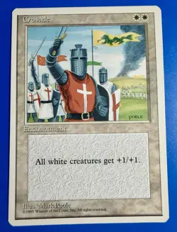 1 BANNED MTG Magic The Gathering Crusades | Fourth Edition 4ED | NM - Image 1