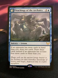 Teachings Of The Archaics - MTG Magic Card - Strixhaven STX - Image 1