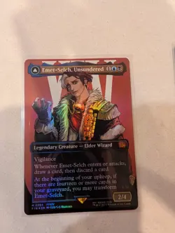 Emet-Selch, Unsundered - MTG Final Fantasy - M 0394 - Borderless FOIL Magic - Image 1