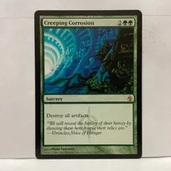 MTG Creeping Corrosion Magic: The Gathering Mirrodin Besieged Rare #78 - Image 1
