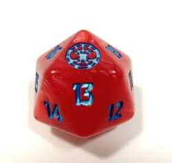 Magic the Gathering Dice Spindown D20 Spider-Man Bundle Box MTG 2025 Red 25mm - Image 1