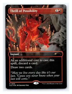 Thrill of Possibility, Secret Lair Drop D&D - 1805 - Foil, Magic MTG LP - Image 1