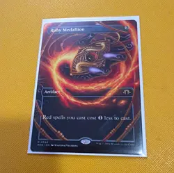 Wizards of the Coast MTG Ruby Medallion 0348 Foil Rare EN Modern Horizons 3 - Image 1