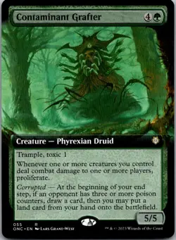 Contaminant Grafter (Extended Art) 55 Phyrexia: All Will Be One MTG LP - Image 1