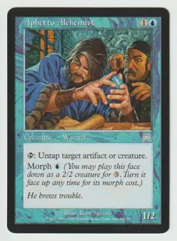Magic the Gathering MTG Onslaught #64 Aphetto Alchemist Blue Uncommon LP - Image 1