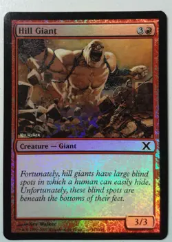 Hill Giant *FOIL Common* Magic MtG x1 Tenth 10th Edition SP - Image 1