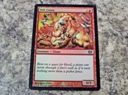 1x Foil - Hill Giant - Magic the Gathering MTG Eighth Edition 8th - Image 1