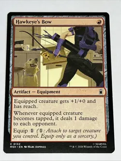 Hawkeye's Bow 132 Marvel Super Heroes Magic the Gathering - Image 1