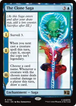 x1 The Clone Saga R MTG Commander: Marvel Super Heroes M/NM, English - Image 1