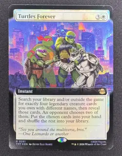 MTG Turtles Forever Extended Art Rare 261 NM Teenage Mutant Ninja Turtles - Image 1