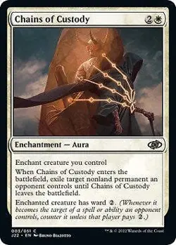 Chains of Custody [Jumpstart 2022] Magic MTG - Image 1