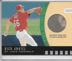 Rick Ankiel Assorted Lot of 8 Cards. Autograph, Jersey, Mound Dirt, & Five More. - Image 3