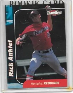 Rick Ankiel Assorted Lot of 8 Cards. Autograph, Jersey, Mound Dirt, & Five More. - Image 5