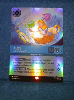 Disney Lorcana Alice Accidentally Adrift Epic Foil Card NM - Image 2